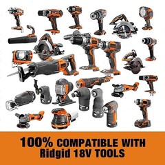 2 PACK For Ridgid 18V R840085 8.0Ah Lithium-ion Battery Rigid 18Volt R840087