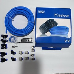 Pneumatic Tubing Blue 8mm or 5/16 OD 5mm ID Polyurethane PU Tube Kit 10 Meter