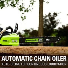 Greenworks Pro 80V 18 inch Cordless Chainsaw CSB401 w/ 2Ah Battery and Charger
