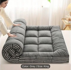 Portable Rollable Tatami Futon Mattress, Ideal for Floor Sleeping, Guest Beds
