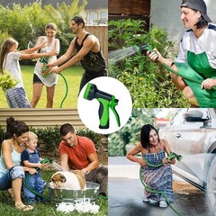 50FT 100FT 4X Stronger Deluxe Heavy Duty Expandable Flexible Garden Water Hose