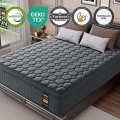 14 Inch Extra Firm Hybrid Mattress Queen Back Lumbar Hip Support