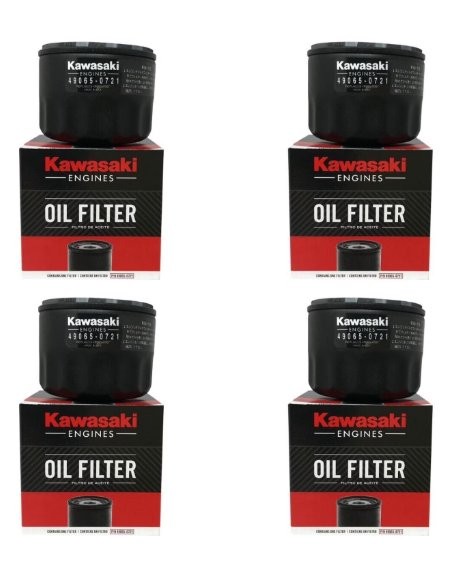 4PK OEM Kawasaki 49065-0736 Oil Filter Repl 49065-0721 7007