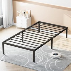 Metal Queen King Full Size Bed Frame Bedroom Sturdy Steel Slat Support Bedstead
