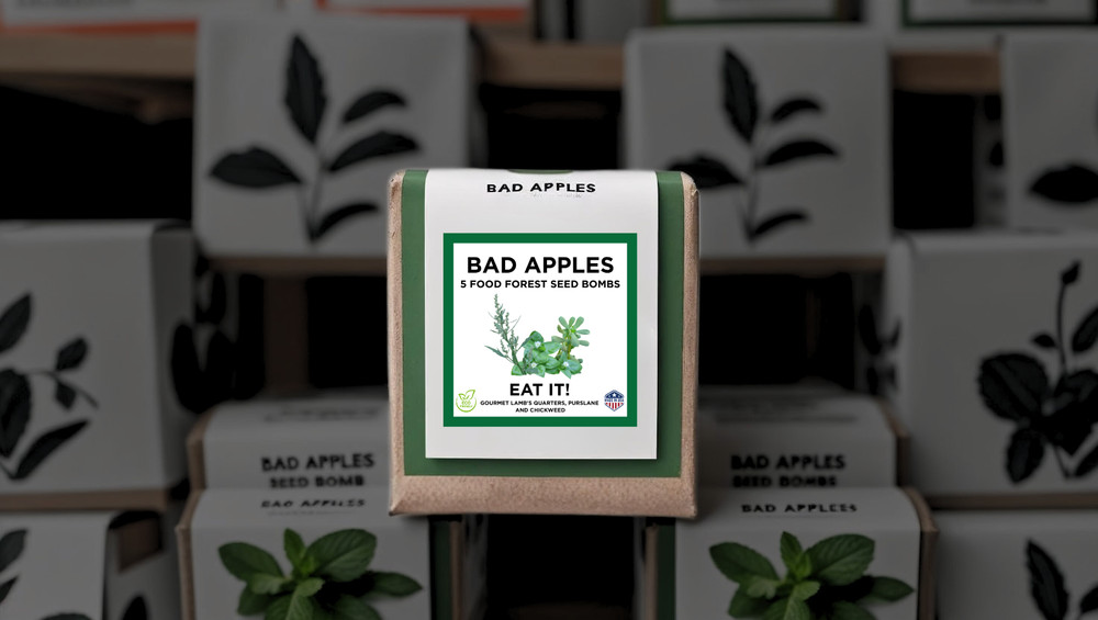 Bad Apples EAT IT!™ Food Forest Bombs – The Seed Bomb That Blasts Grocery Bills!