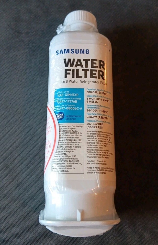1PACK Genuine Samsung DA97-17376B HAF-QIN/EXP REFRIGERATOR Water Filter US Stock
