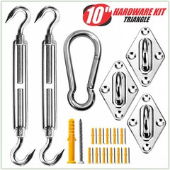 ColourTree Hardware Kit for Sun Shade Sail Triangle Rectangle Installation