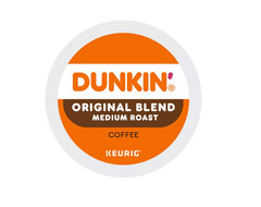 Dunkin’ Original Blend Coffee Keurig K-Cup Pods, Medium Roast, 88 Ct.