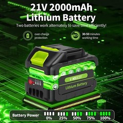 Cordless Stick Water Transfer Pump Silent Brushless w/2 Battery 720GPH 33FT head