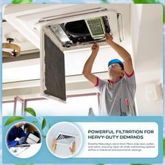 Universal Cut to Fit Activated Carbon Air Filter – Replacement Charcoal Air F…