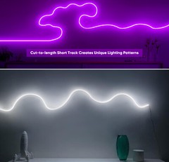 20Pcs 3.3FT/1M Aluminum Track Channel for Mounting 6mm*12mm LED Neon Rope Lights