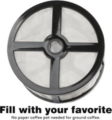 1 Pcs Reusable 7-14 Cup Coffee Filter for Percolator Coffee Pot Electric, Replac