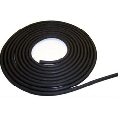 3 FEET 1/8 ID x1/16 w x 1/4 OD Surgical Latex Rubber Tubing Black
