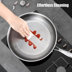 NEW Titanium Hammered Pan 2025 Multifunctional Ultra-Durable Non Stick Heating
