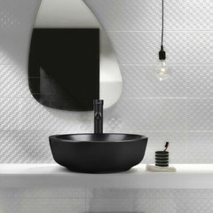 Bathroom Vessel Sink Faucet Combo Bathroom Sink Bowl With Pop-up Drain Black