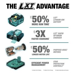 Makita XDT14Z-R 18V LXT Quick-Shift 3-Speed Impact Driver Certified Refurbished