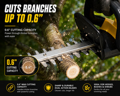 20V Hedge Trimmer Cordless For DeWalt 20V MAX Battery Adjustable Head Tool Only