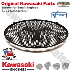 Genuine OEM Kawasaki Screen for Small Engines / FR651V-AS00, 14037-7008-9H