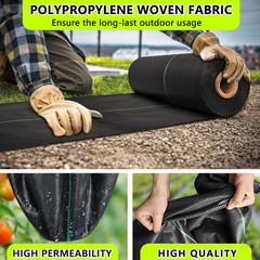 3.2oz 6*300FT Heavy Duty Woven Ground Cover Landscape arden Fabric Weed Barrier