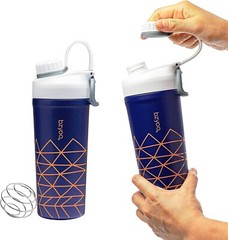 Set of 2 pcs 26 oz. Insulated Stainless Steel Double Wall Shaker Water Bottle