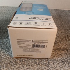 Clean Compact Travel HEPA Air Purifier 3 Speed Dust Dander W 2 Packs Filters