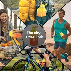 Insulated Water Bottle 32 Oz, Triple Wall Vacuum Stainless Steel(Cold for 48 Hrs