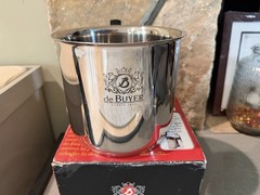 De Buyer Bain-Marie Double Boiler 1.5 L Stainless Steel Base Induction In Box