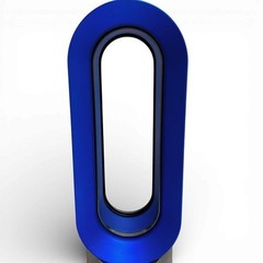 Dyson Hot+Cool AM09 Blue Silver Bladeless Fan Heater w/Remote FullyFunction 2015