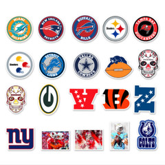 50 Pcs Stickers NFL MLB NBA Soccer Teams LOGO Sports ” Buy One get 2nd 50% Off “