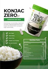 1kg Luxe Slim Konjac Zero Shirataki Rice Keto Low Carb Gluten Free