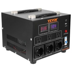 VEVOR 5000W Voltage Converter Transformer Step Up/Down 220V-110V /110V-220V CE
