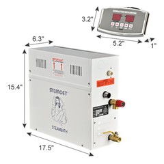 9KW steam Generator Shower ST-135M Sauna Bath Spa Control Humidifier Certificate