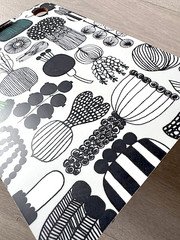 Marimekko Cutting Board Puutarhurin Parhaat 19.8cm x 29.8cm Rare Finland New