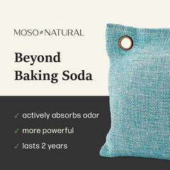 Moso Natural Fridge & Freezer Charcoal Odor Eliminator and Produce Freshener