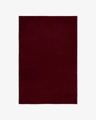 Hand-Tufted Wool Rug 9x12ft- Nordic Knots Grand Deep Wine Rug Handmade Area Rugs