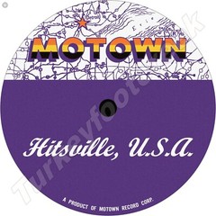 Motown Hitsville , USA 11.75″ Round Metal Sign