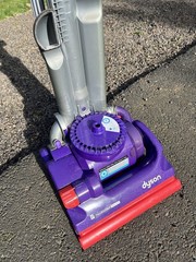 PERFECT Dyson DC07 Original Bagless Upright Vacuum + HEPA PURPLE RED SERVICED