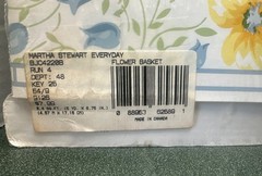 Martha Stewart “Flower Basket” Yellow, Blue Flowers Wall Border – 6.75 in x 5 yd