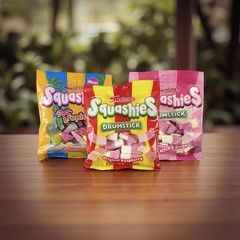 Swizzels Squashies Imported Candy – 100 g Bag | Choose Flavor | Soft & Squishy S