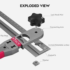 Stair Tread Template Tool – Upgrade Stair Tread Gauge – Accurate Stair Tread