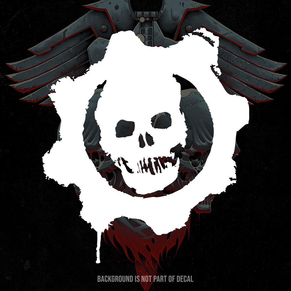 Gears of War Omen Vinyl Decal Sticker