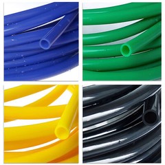 Food Grade High Temp Silicone Tube Flexible Rubber Pipe Various Colors & Sizes