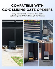 CO-Z Round Magnetic Limit Switches Nylon Gate Magnets for Sliding Gate Opener