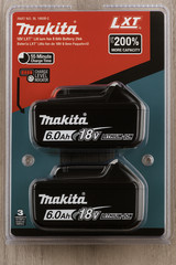 Genuine Makita BL1860B-2 18V 6.0Ah Lithium Battery 2-Pack – Ships from USA