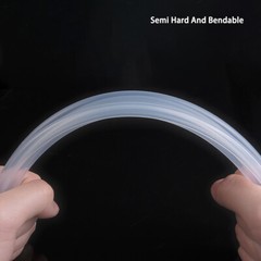 PTFE Tube Tubing Pipe 1mm-32mm ID 2mm-36mm OD High Temp Resistance Clear Tube