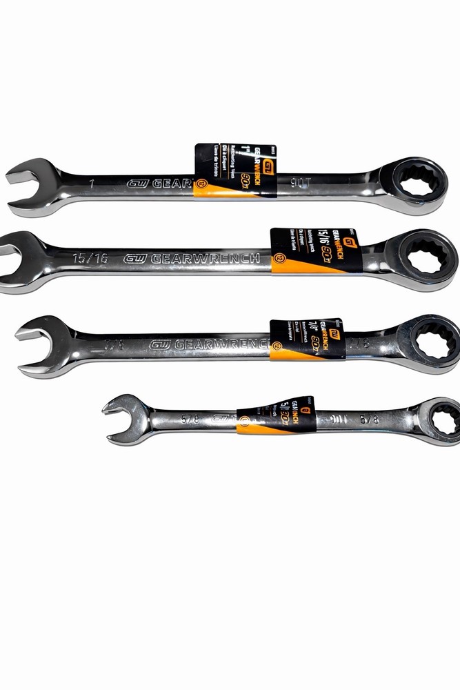GearWrench Ratcheting Combination Wrench SAE Individual Tool 5/8″ 7/8″ 15/16″ 1″