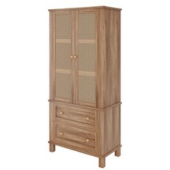 72″ Height Kitchen Pantry Storage Cabinet with Drawer & Adjustable Shelves