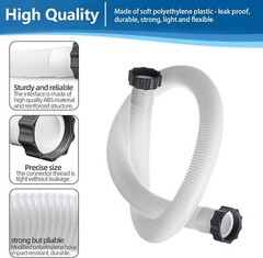 2Pack For Intex 1.5″ Diameter Accessory Pool Pump Replacement Hose – 59″ Long