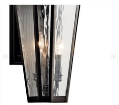 KICHLER Rochdale 24.25 in. Olde Bronze Outdoor Hardwired Wall Lantern Sconce NEW