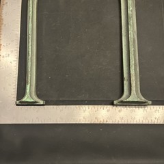Vintage Cast Iron Letter U Architectural Sign 14” x 11.25” 3lb 6oz